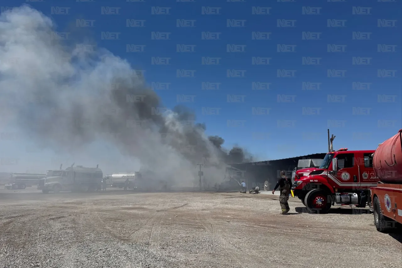 Se registra fuerte incendio en Los Kilómetros