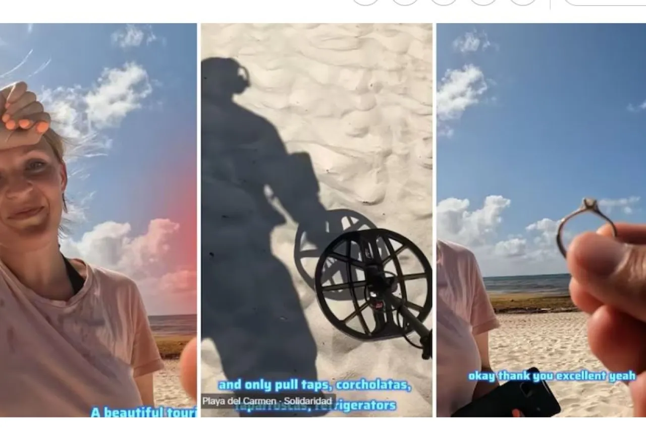 Video: Turista recupera anillo de compromiso en la playa gracias a México