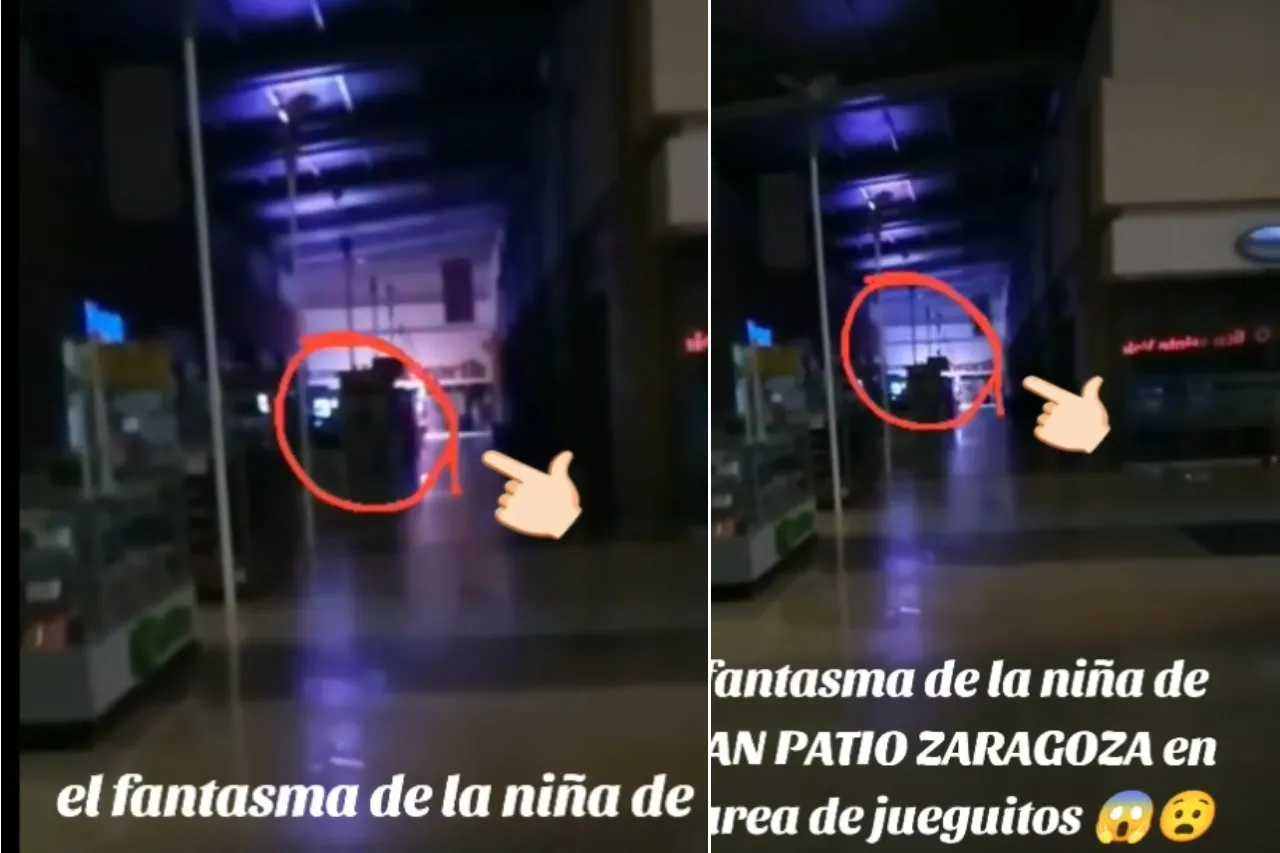 'Juro que sí es real'; capta fantasma de niña en Gran Patio Zaragoza