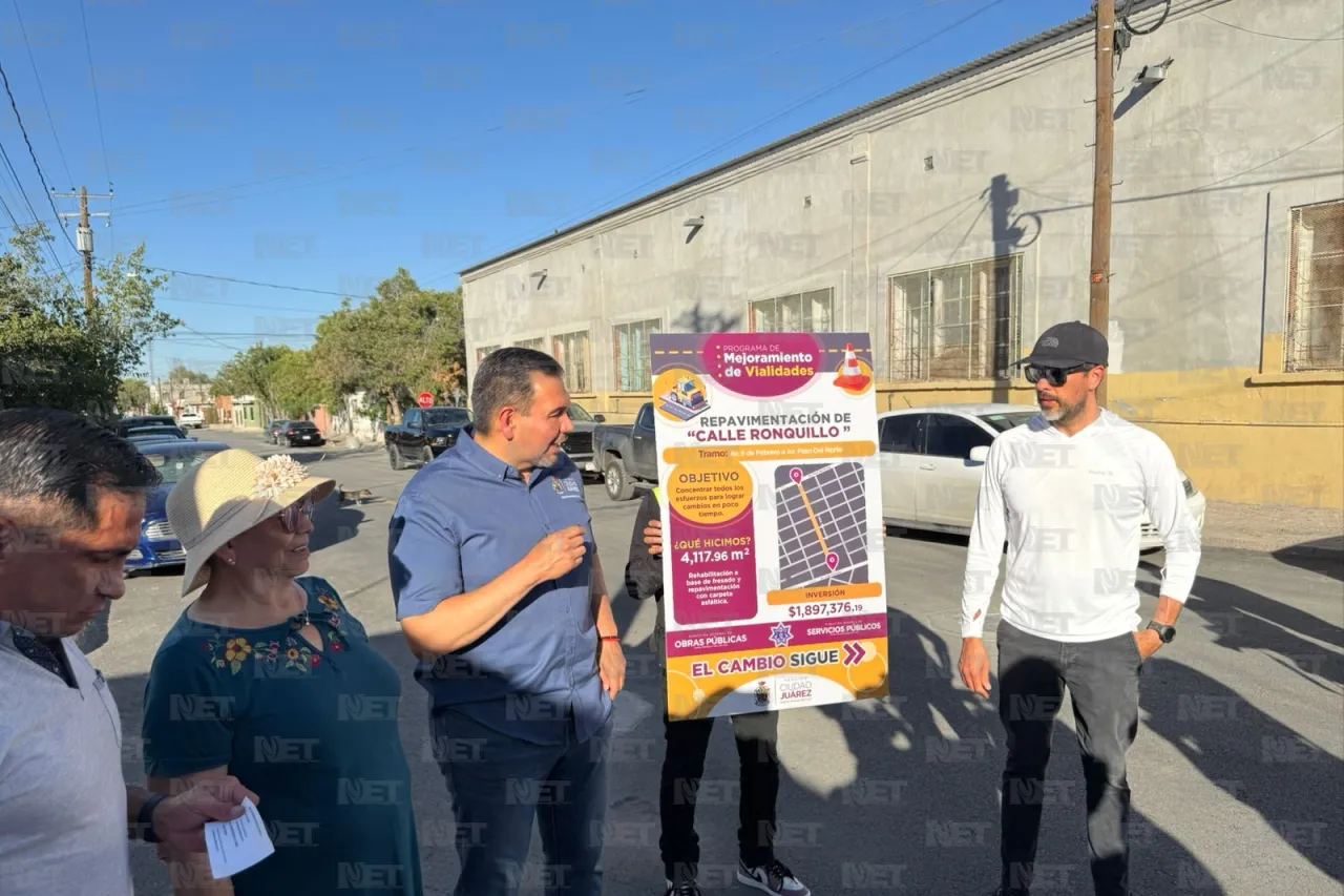 Con casi 9 mdp, Municipio recarpetea cuatro calles de la Chaveña