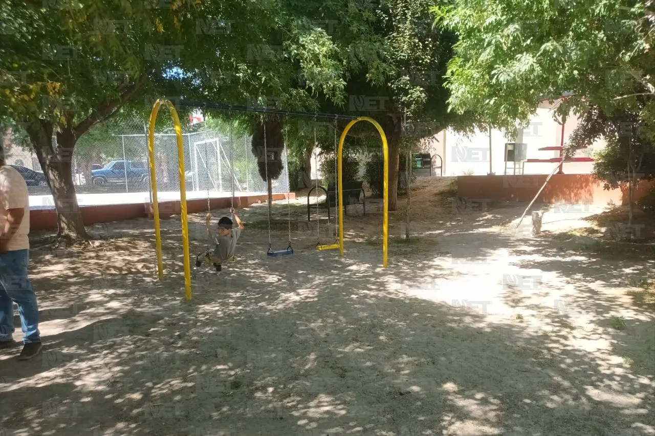 Rehabilitan parque de Privada Santa Catalina