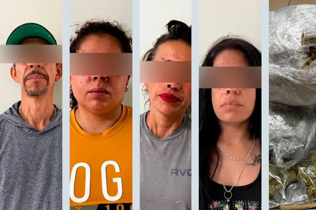 Caen cuatro con droga en operativo en Ciudad Juárez