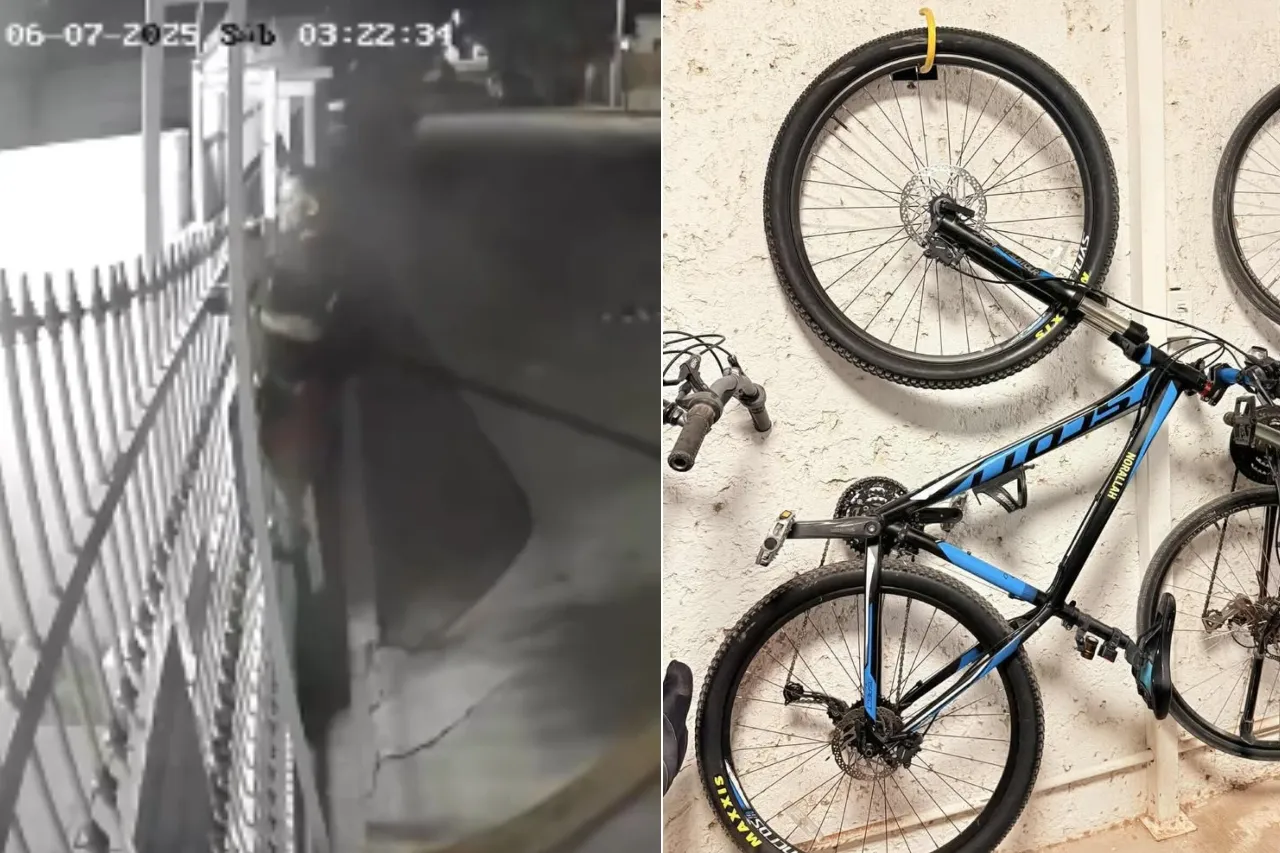 Video: Sujeto brinca reja de casa para robar bicicleta; ofrecen recompensa