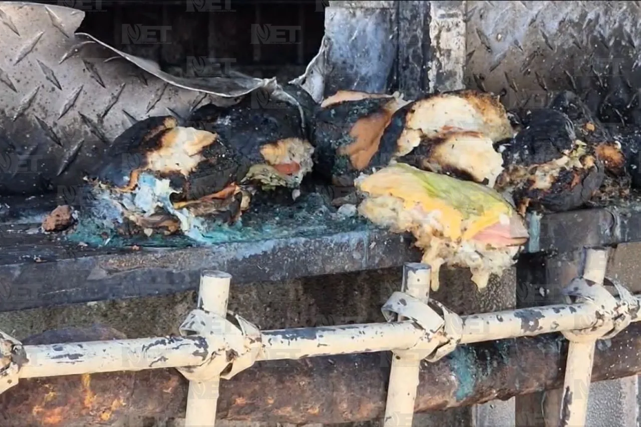 Incendio en puesto de comida por fuga de gas; no hay lesionados