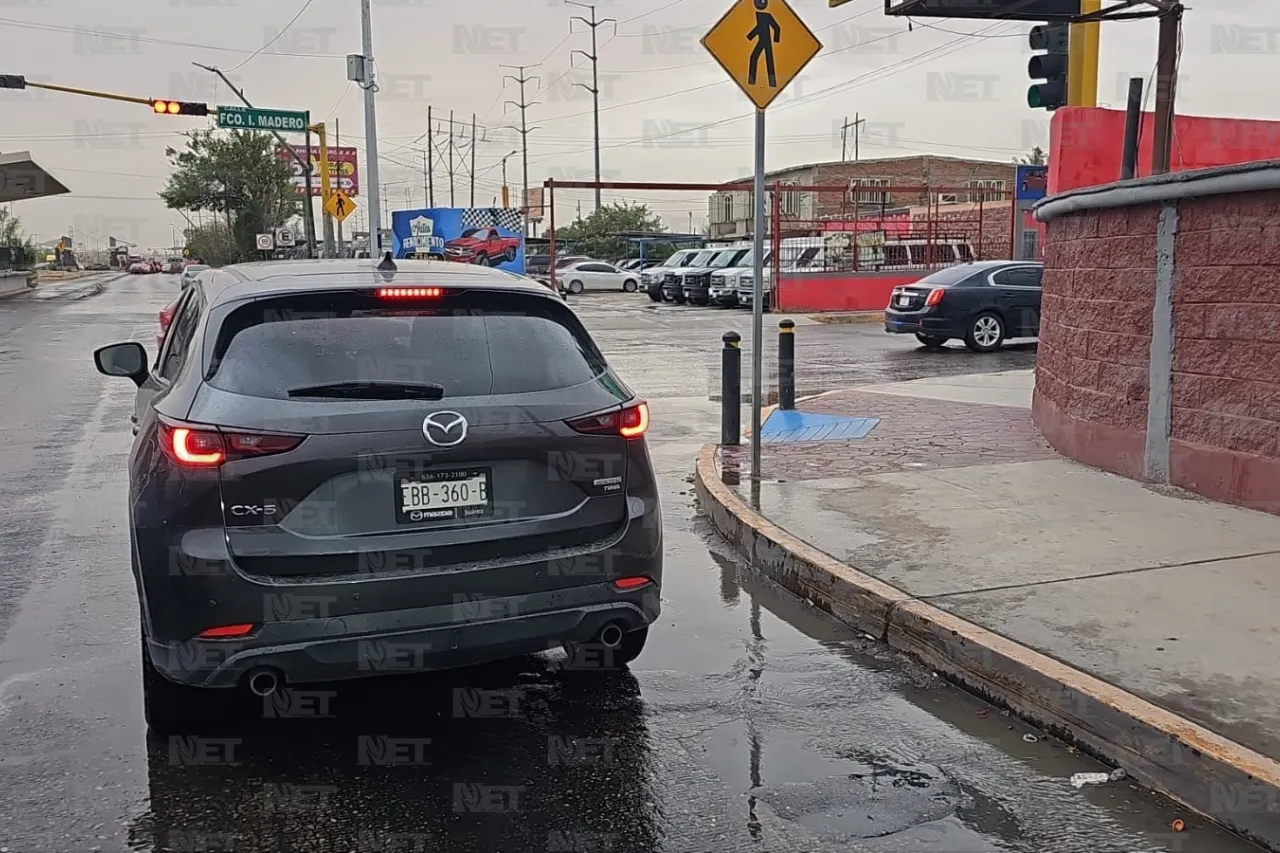 Prevén lluvia hoy en Juárez