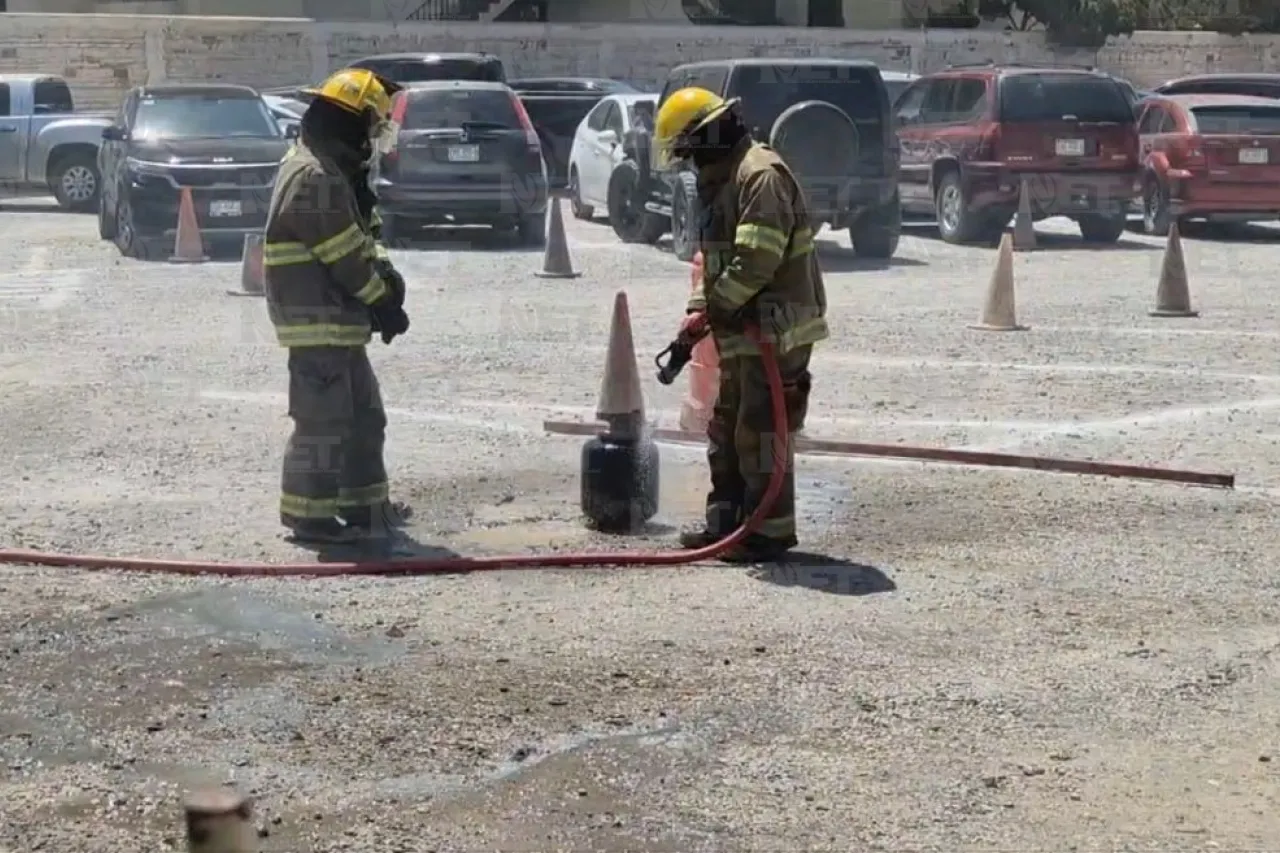 Incendio en puesto de comida por fuga de gas; no hay lesionados