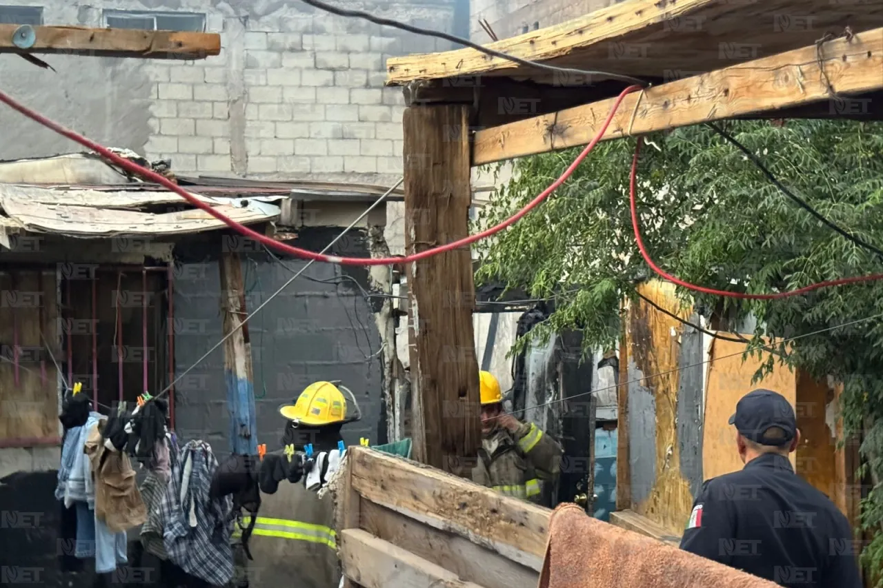 Incendio en vivienda provoca movilización de las autoridades
