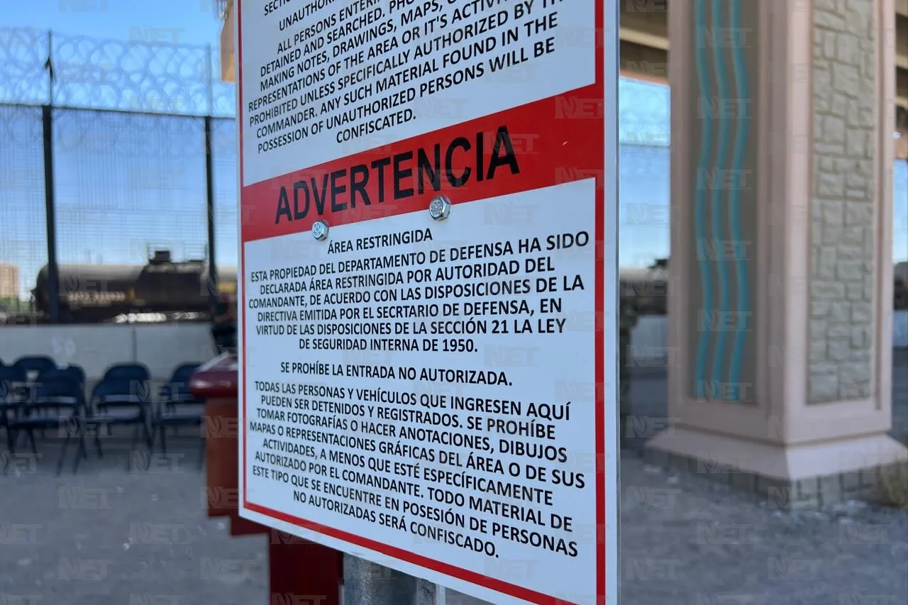 Zona militar endurece castigo por cruzar ilegalmente a EU desde Juárez