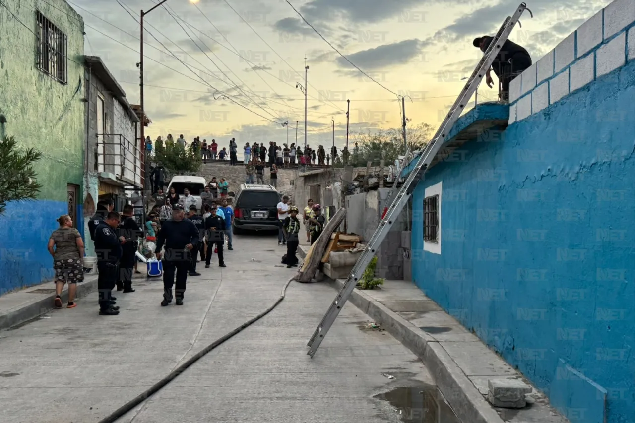 Incendio en vivienda provoca movilización de las autoridades