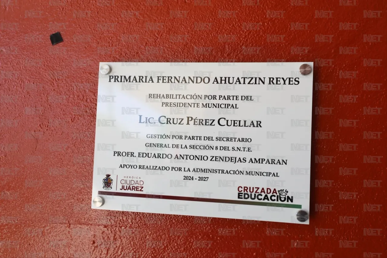 Rehabilitan la escuela Fernando Ahuatzin Reyes
