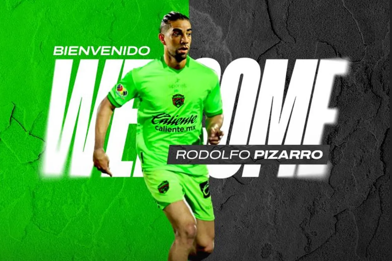 Rodolfo Pizarro, nuevo fichaje de FC Juárez