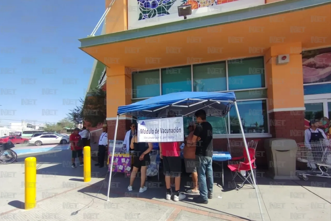 Ofrecen vacuna vs el sarampión en centros comerciales y supermercados