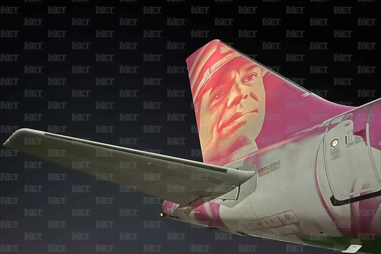 Avión 'Juan Gabriel' sobrevuela Ciudad Juárez