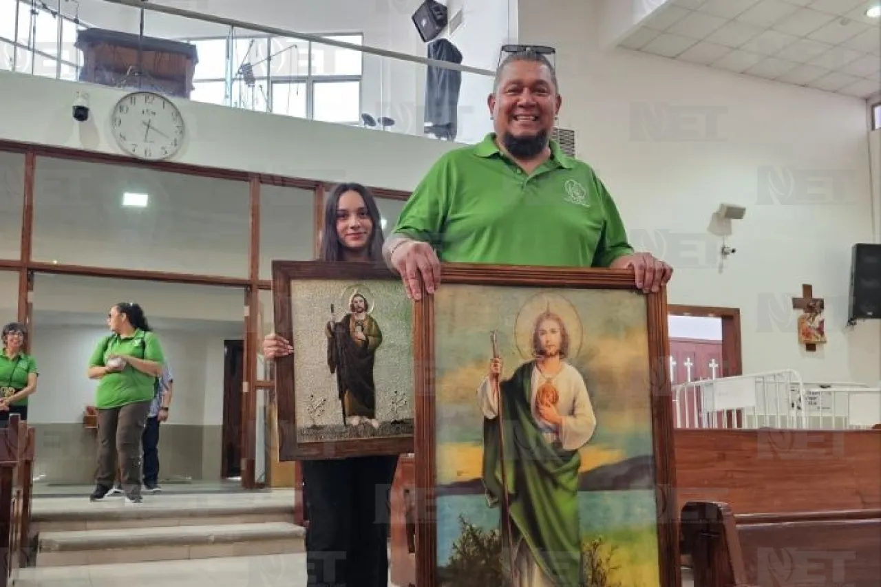 Llegan primeros juarenses a visitar la Reliquia de San Judas Tadeo