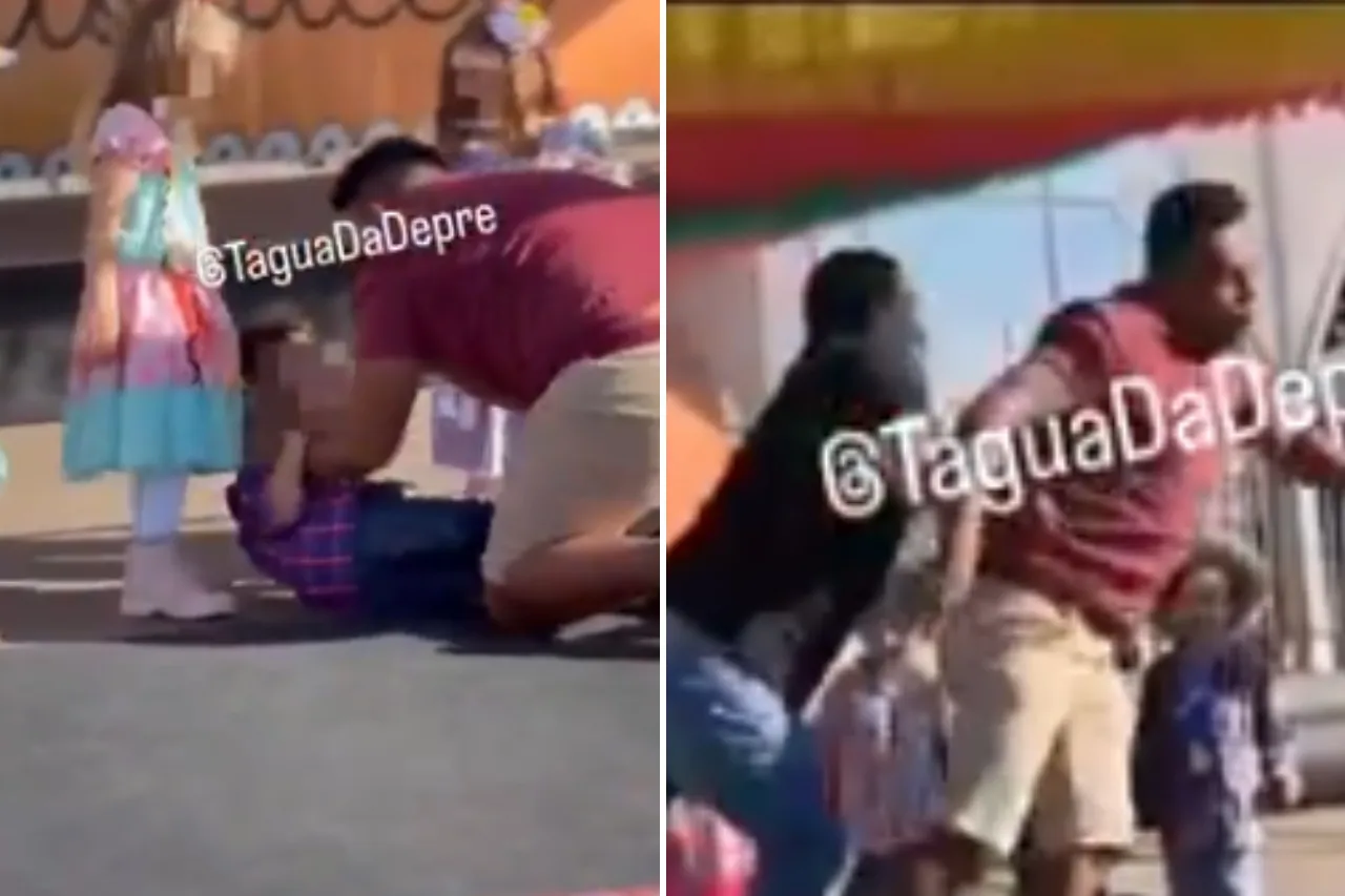 Hombre ataca y ahorca a niño de 4 años en festival para defender a su hijo