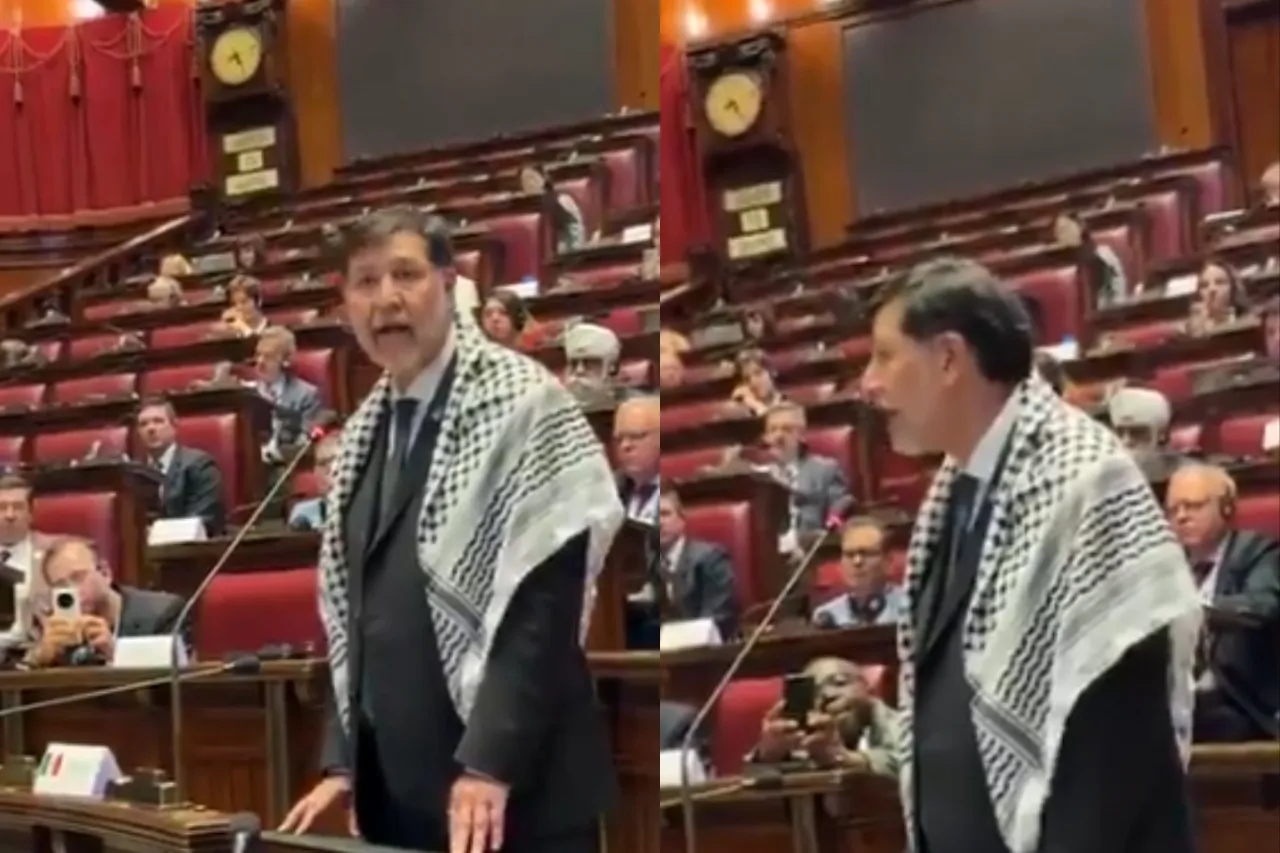 Pide Noroña desde el Parlamento Europeo la paz en Palestina