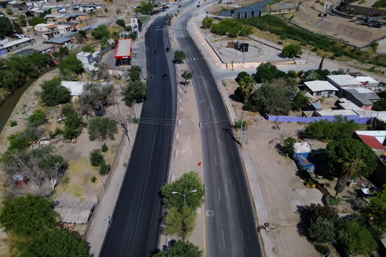 Al 90% el avance del recarpeteo del cuerpo sur del bulevar Norzagaray