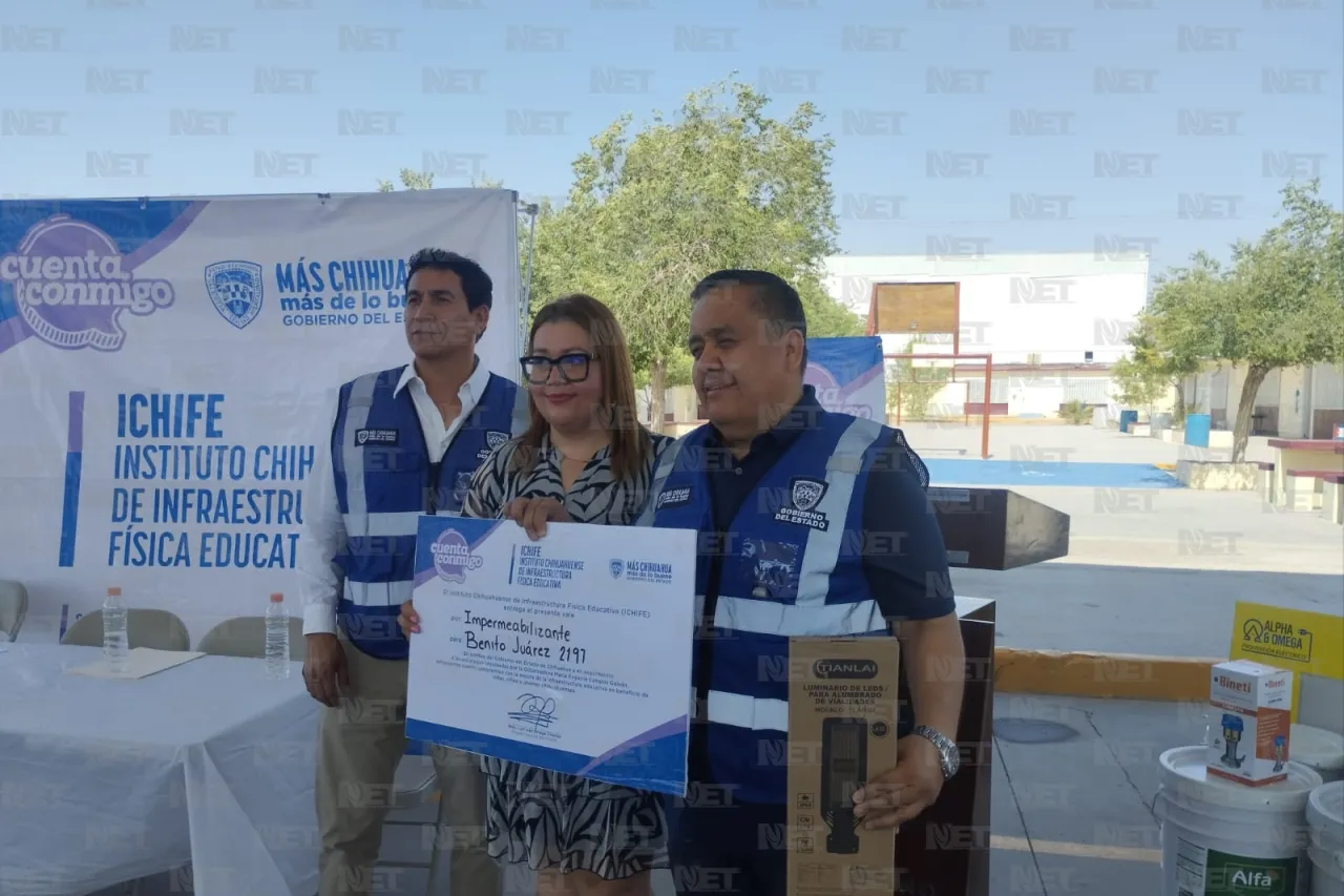 Invierten 1.5 mdp en equipamiento escolar en escuelas