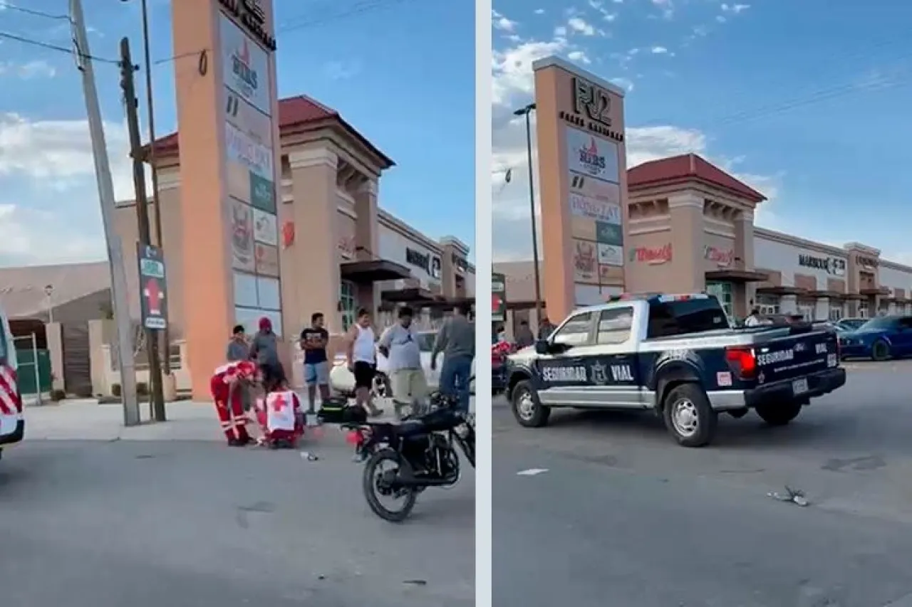 Impactan a motociclista en la Ejército