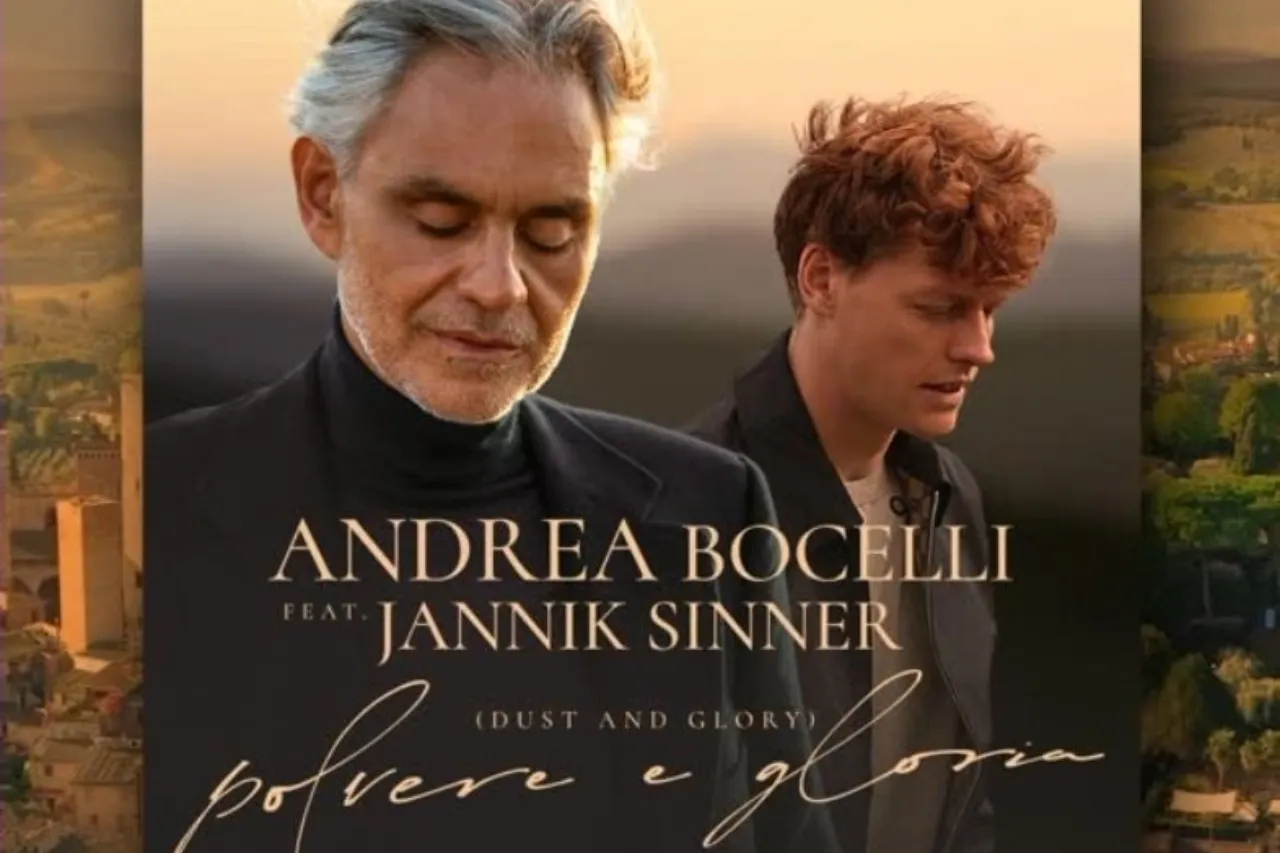 Jannik Sinner colabora en el nuevo sencillo de Andrea Bocelli