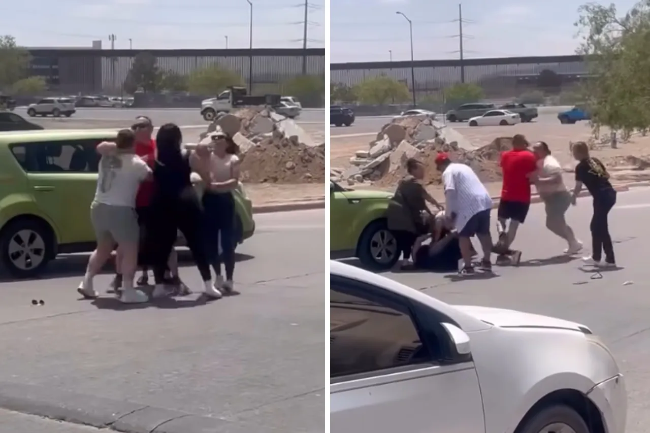 Video: Mujeres se 'desgreñan' en El Paso tras cruzar por el puente Zaragoza