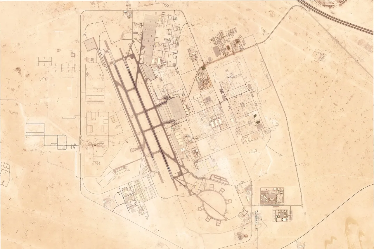 Un vistazo a la base aérea Al Udeid, el sitio militar de EU atacado por Irán