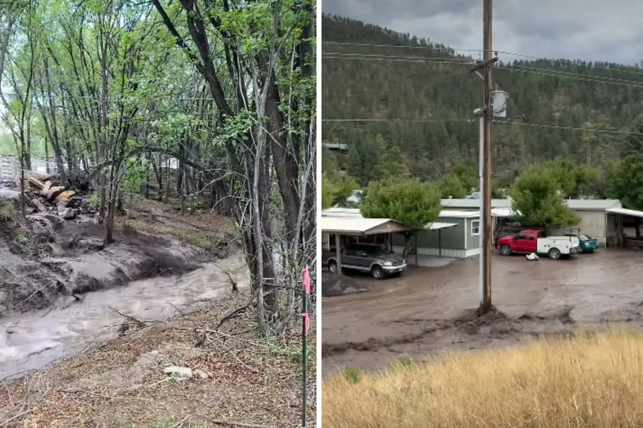 Piden evacuar zonas de Ruidoso por inundaciones repentinas