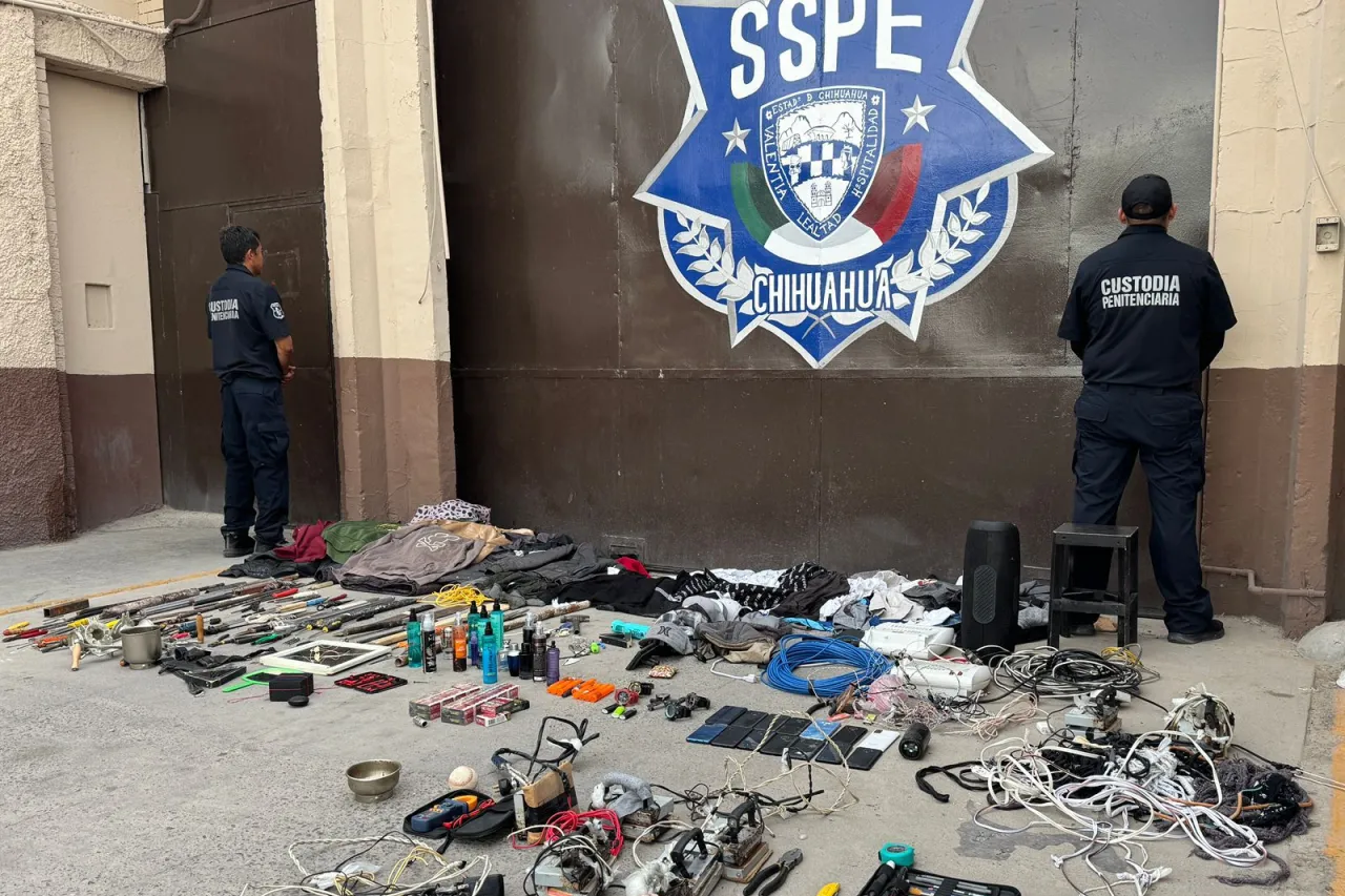 Concluye operativo en el Cereso; decomisan artículos prohibidos