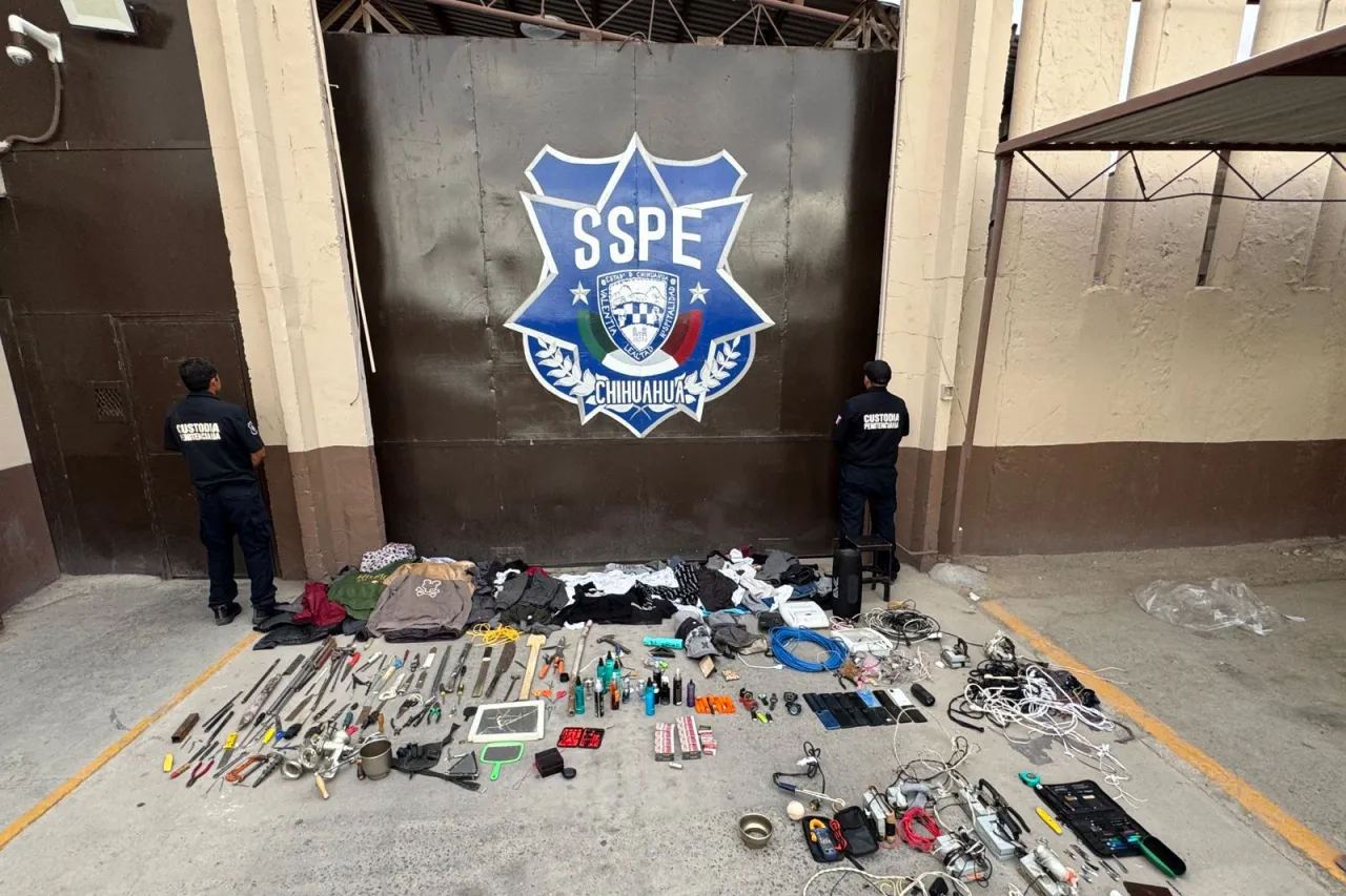 Concluye operativo en el Cereso; decomisan artículos prohibidos