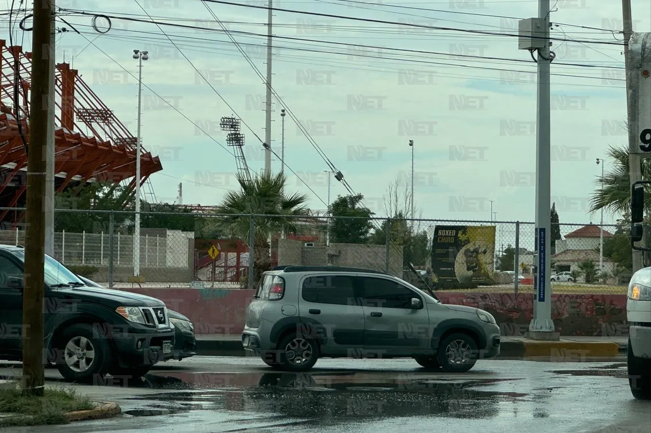 Juárez: Actualización sobre cruces afectados por encharcamientos