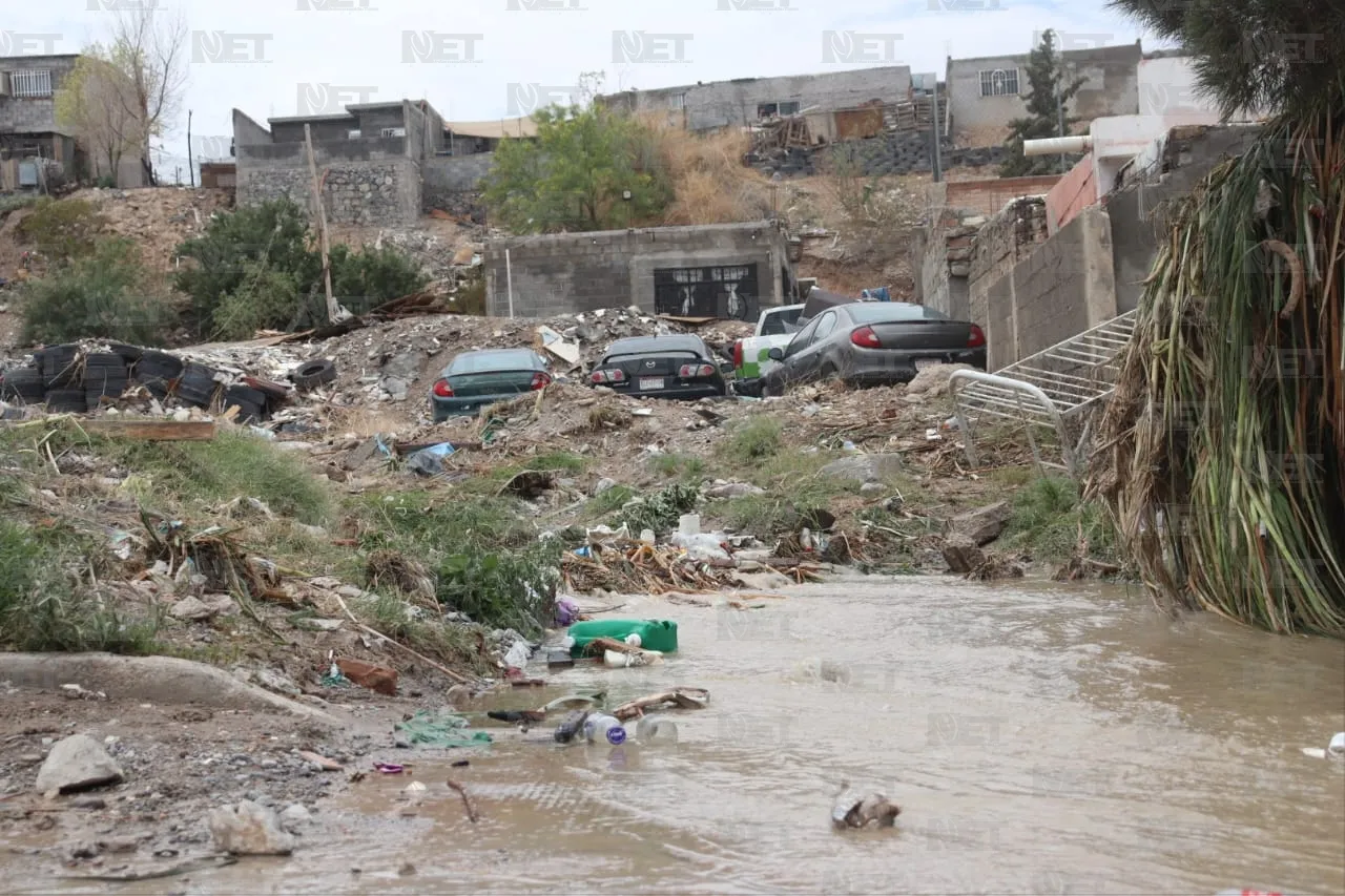 Juárez: Solicitarán declarar zona de desastre en colonias afectadas por lluvias