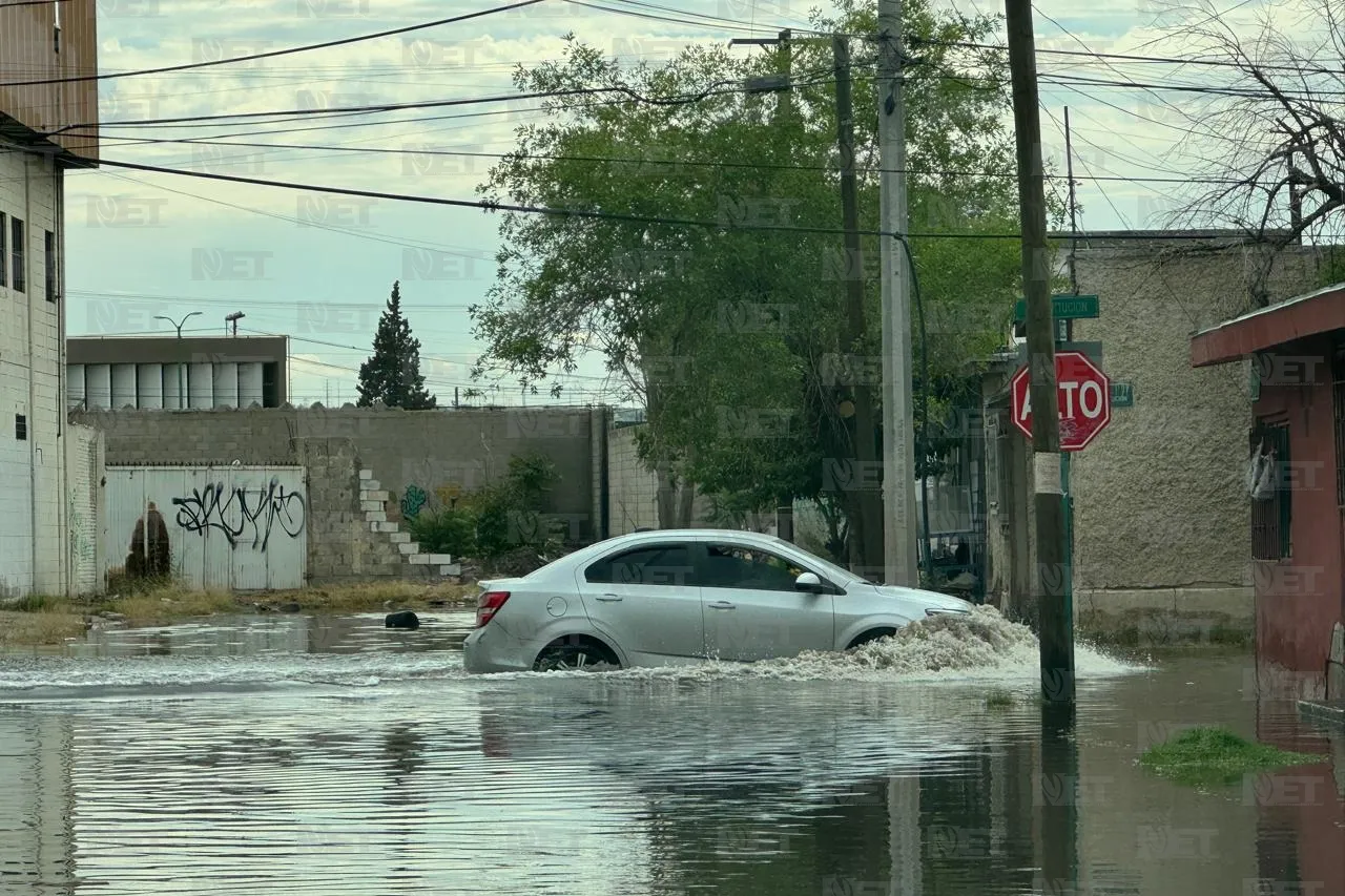 Juárez: Actualización sobre cruces afectados por encharcamientos