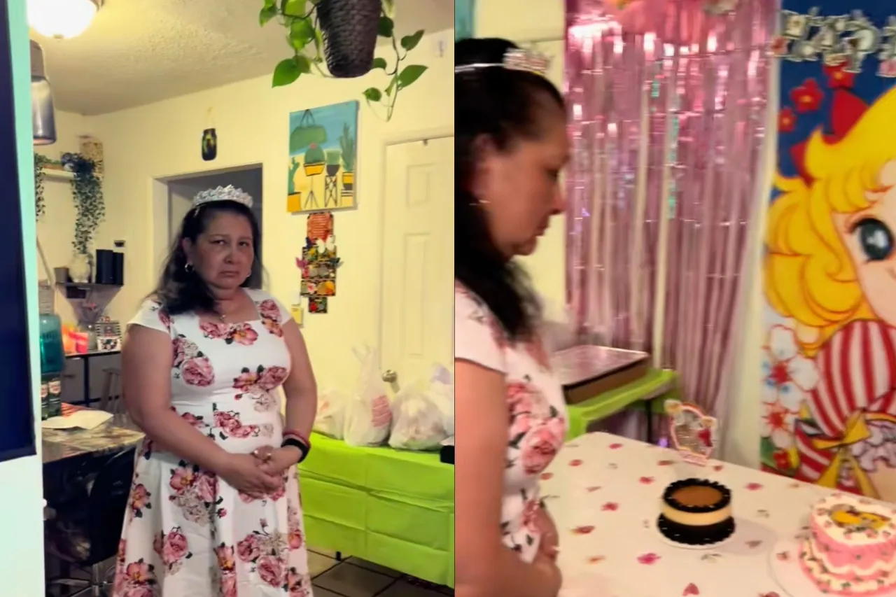Organiza cumpleaños con temática de Candy Candy a su mamá y rompe en llanto