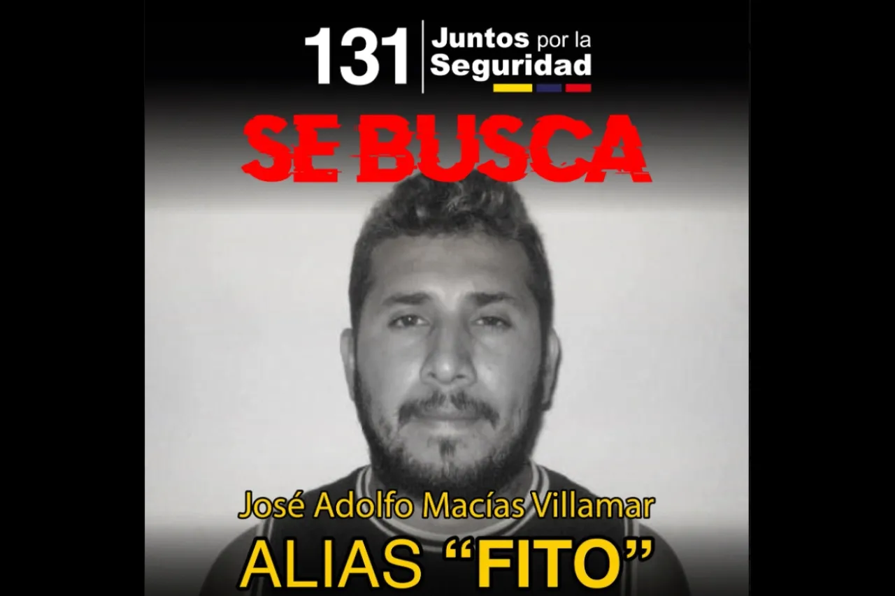 Ecuador captura al capo Adolfo Macías, alias 'Fito', fugado en enero 2024