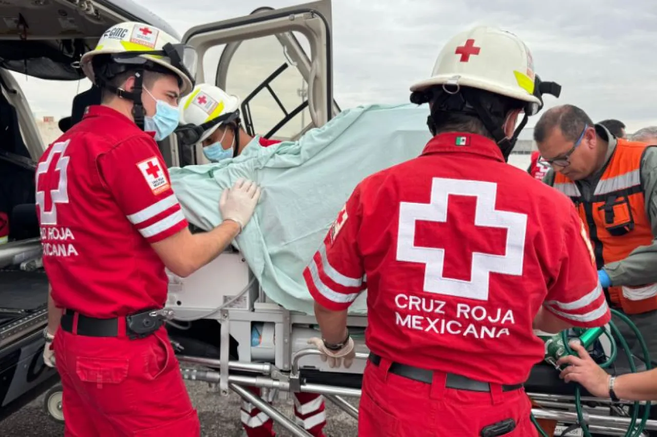 Trasladan en helicóptero a bebé grave desde Juárez a Chihuahua