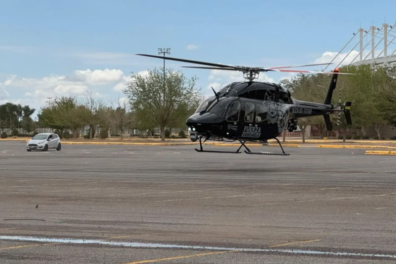 Trasladan en helicóptero a bebé grave desde Juárez a Chihuahua