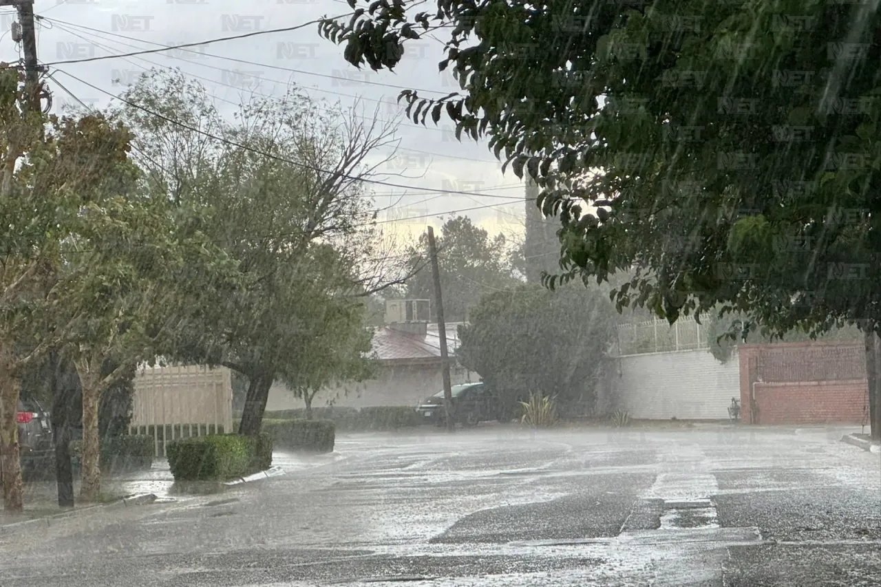 Empieza de nuevo a llover en Juárez