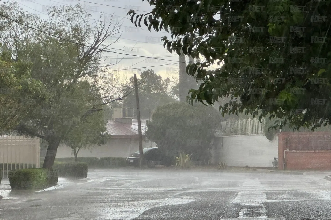 Empieza de nuevo a llover en Juárez