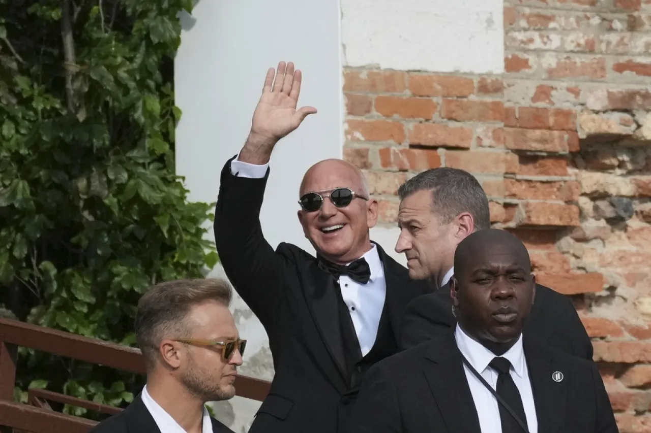 Boda de lujo en Venecia: Jeff Bezos se casa con Lauren Sánchez