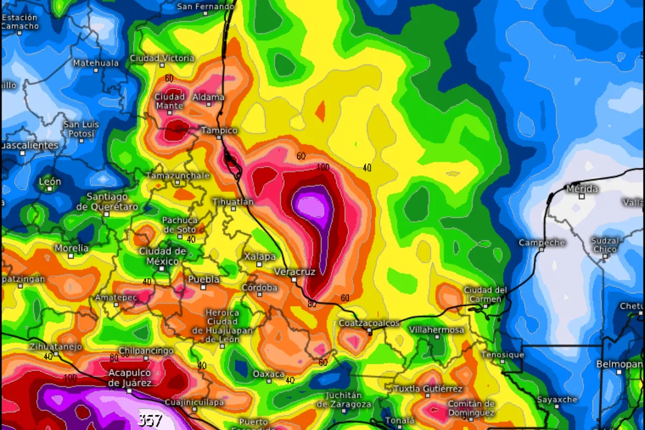 Se forma una depresión tropical cerca del sureste de México