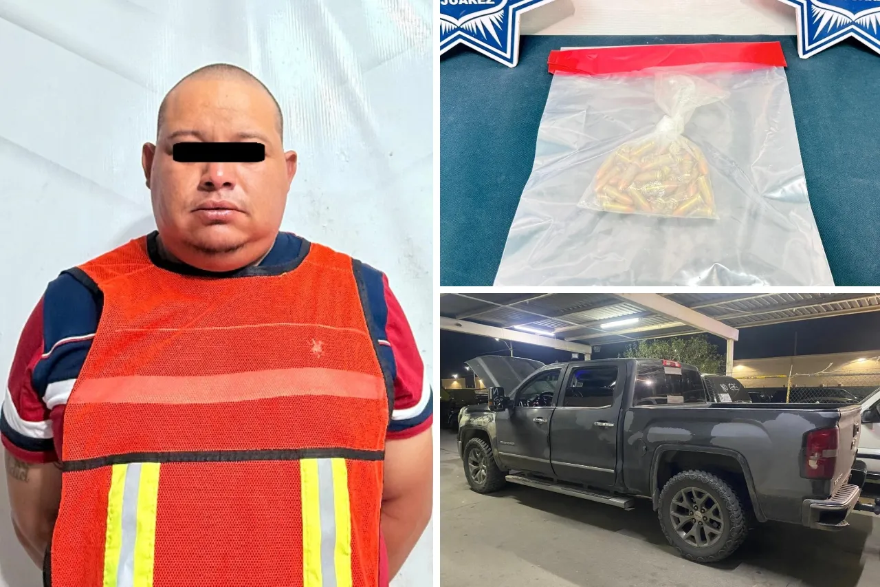 Lo abordan por beber mientras conducía y le hallan cartuchos útiles calibre 9 mm