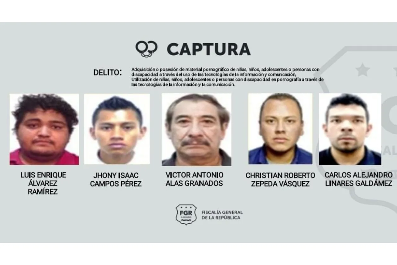 El Salvador: Desmantelan banda de pedofilia que operaba en las redes sociales
