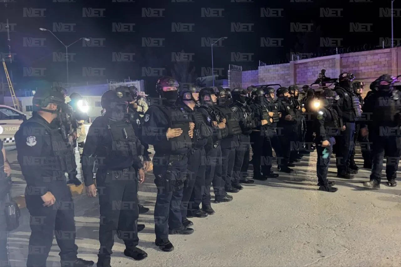 Por traslado de reos, realizan fuerte operativo en el Cereso