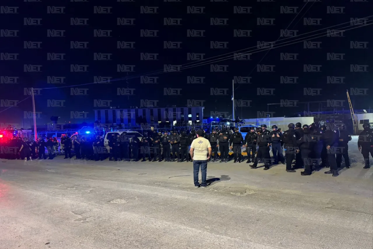 Por traslado de reos, realizan fuerte operativo en el Cereso
