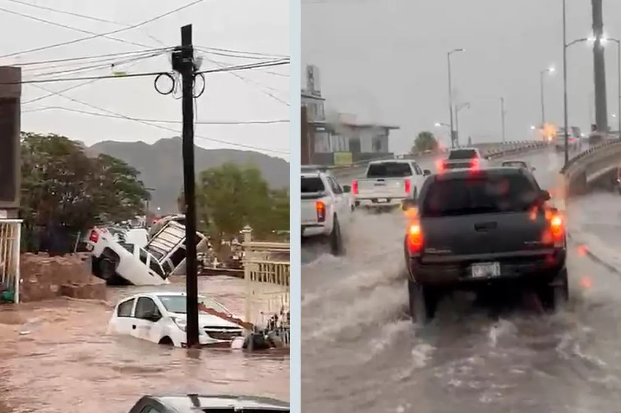 Tromba en Chihuahua recuerda la de 1990