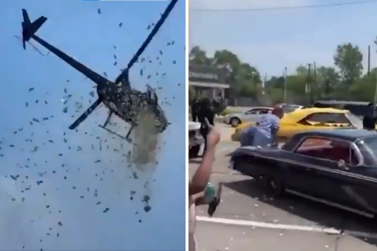 Video: Lanzan 5 mil dólares desde un helicóptero