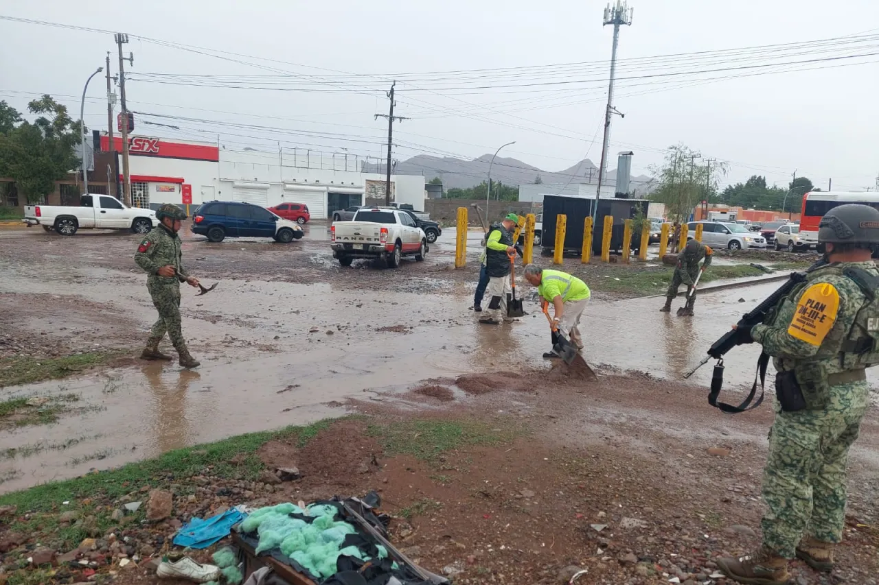 Despliega Sedena Plan DN-III por intensas lluvias en la capital