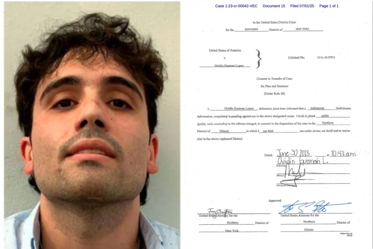 Busca Ovidio Guzmán declararse culpable en Chicago