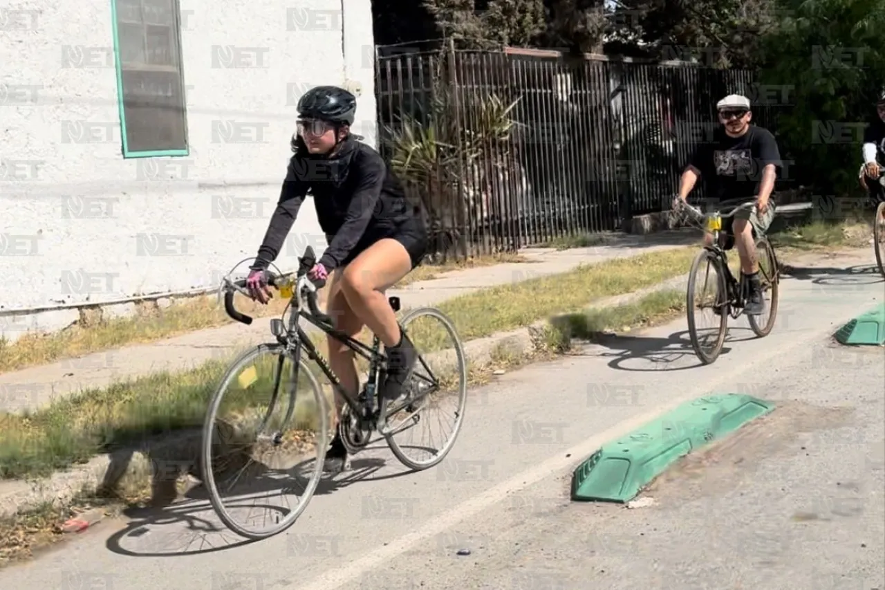 Documentan condiciones de ciclovías en Juárez