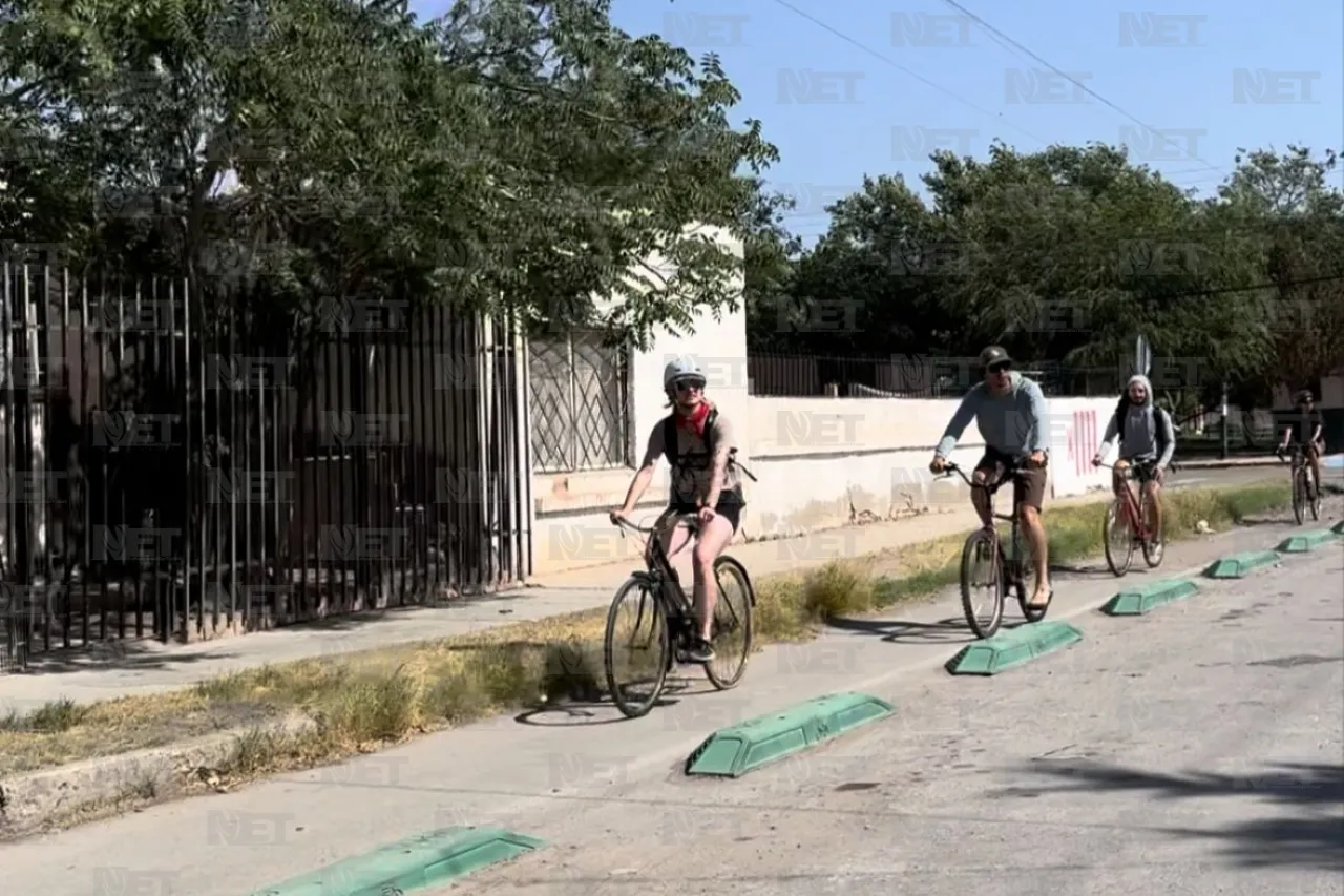 Documentan condiciones de ciclovías en Juárez